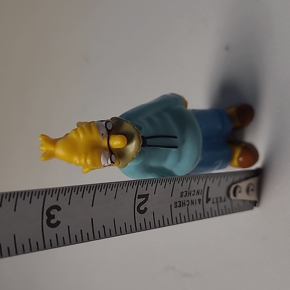 1997 simpsons grandpa pvc figure cake topper 2 1/4" - Picture 3 of 6